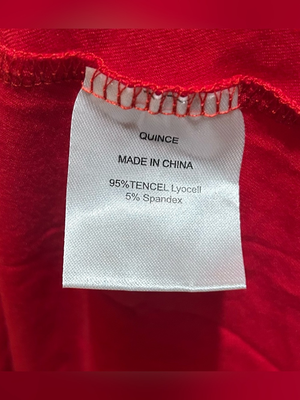 Quince Bright Red Sleeveless Knit Mini Dress - Picture 4 of 6